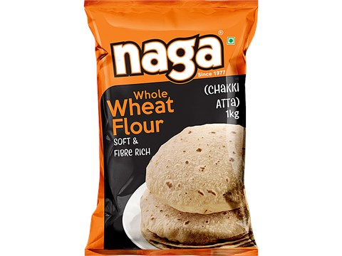 Naga Whole Wheat Flour, 1 kg