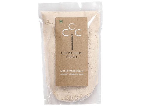 Conscious Food Whole Wheat Flour, 1 kg