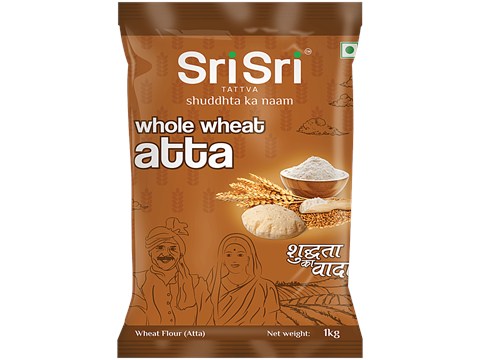 Sri Sri Tattva Whole Wheat Atta, 1 kg