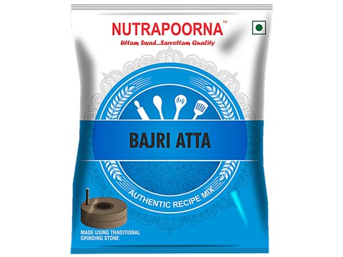 Nutrapoorna Bajri Atta - Premium, Fresh, Rich In Protein & Calcium, 500 g