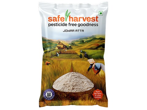 Safe Harvest Jowar Atta - Pesticide Free, 500 g