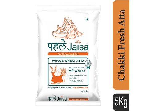 Pehle Jaisa Whole Wheat Atta, 5 kg