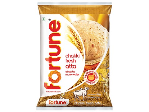 Fortune Chakki Fresh Atta/Godihittu, 5 kg