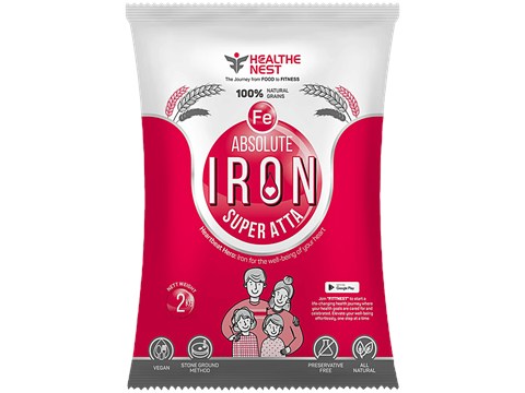 Healthe Nest Absolute Iron Super Atta, 2 kg