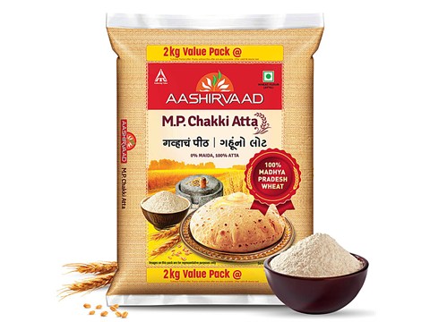 Aashirvaad M.P. Chakki Atta, 2 kg