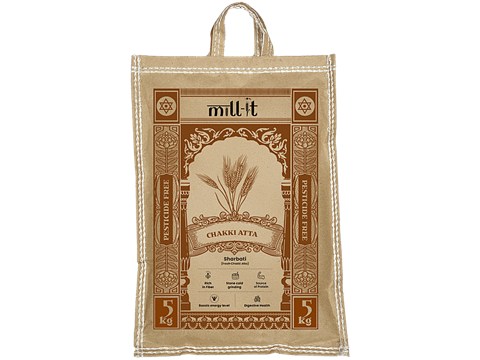 Mill-it Fresh Sharbati Chakki Atta, 5 kg