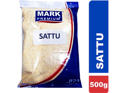 Mark Premium Sattu - Made From Chana, Rich In Protein, Healthy Snack, Provides Energy & Strength, 500 g