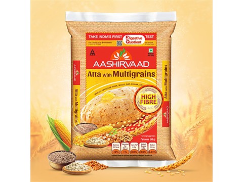 Aashirvaad Atta/Godihittu - Multigrains, 1 kg