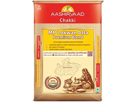 Aashirvaad MP Lokwan Atta Premium Blend, 5 kg