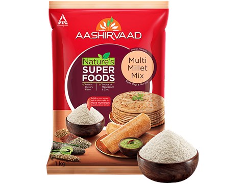 Aashirvaad Natures Superfoods Multi Millet Mix - Rich In Dietary Fibre, 1 kg