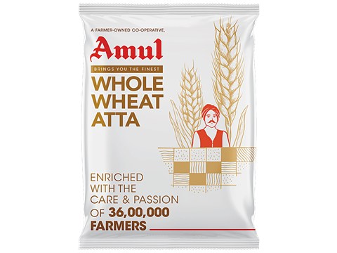 Amul Whole Wheat Atta, 5 kg