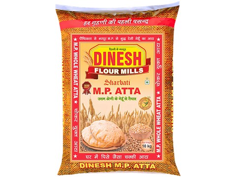 Dinesh Flour Mills M.P. Atta, 10 kg
