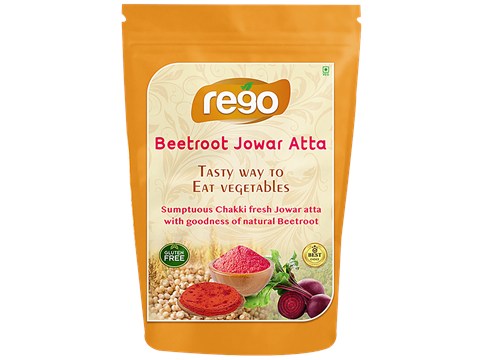 Rego Beetroot Jowar Atta - Nutritious, 1 kg