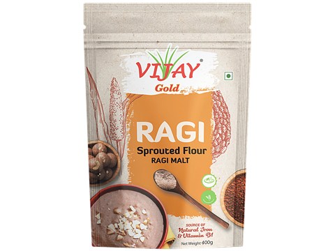 Vijay Gold Ragi Sprouted Flour/ Malt, 400 g