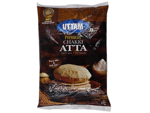 Uttam Premium Chakki Atta, 2 kg
