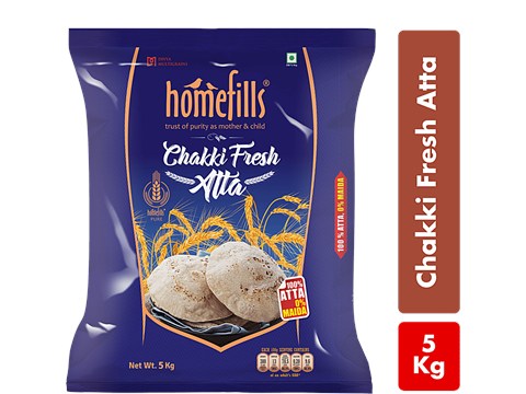 Homefills Chakki Fresh Atta, 5 kg