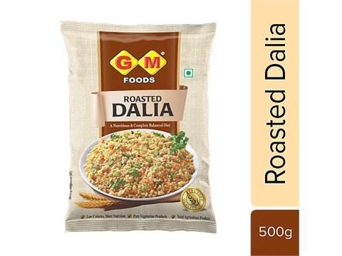 Gm Foods Roasted Dalia, 500 g