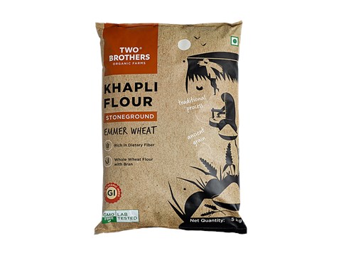 Two Brothers Organic Farms Khapli Flour Emmer Wheat, 5 kg