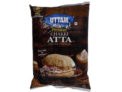 Uttam Premium Chakki Atta, 5 kg