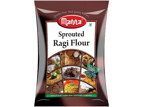 Manna Sprouted Ragi Flour/Ragi Hittu, 500 g