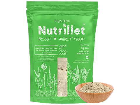 PRISTINE Nutrillet Pearl Millet Flour, 500 g