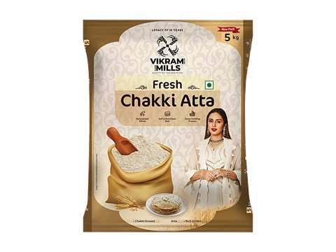 Vikram Mills Chakki Atta, 5 kg