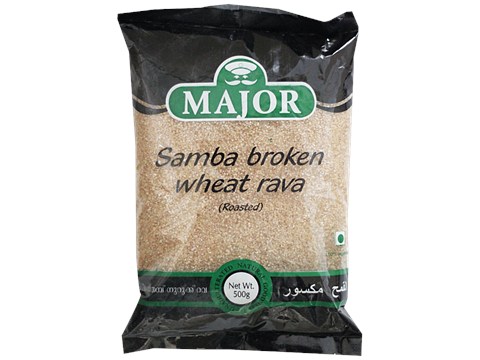MAJOR Samba Broken Wheat Rava, 500 g
