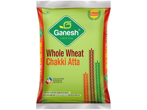 Ganesh Whole Wheat Chakki Atta, 1 kg