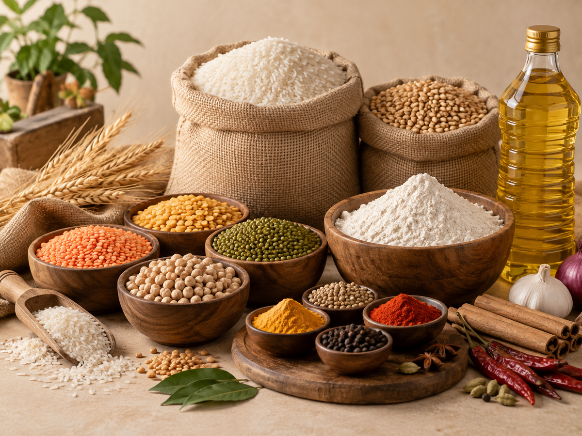 Foodgrains, oils and spices